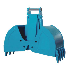 Hydraulic rotary shell bucket clamshell grab shell bucket for excavators and loaders